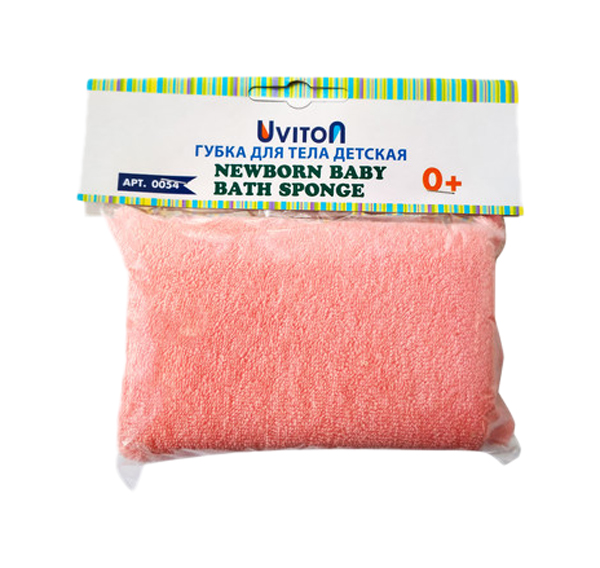 

Губка для купания Uviton Breez 0054 персиковый