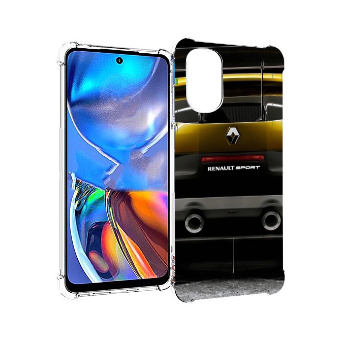 

Чехол MyPads renault-рено-3 мужской для Motorola Moto E32, Прозрачный, Tocco