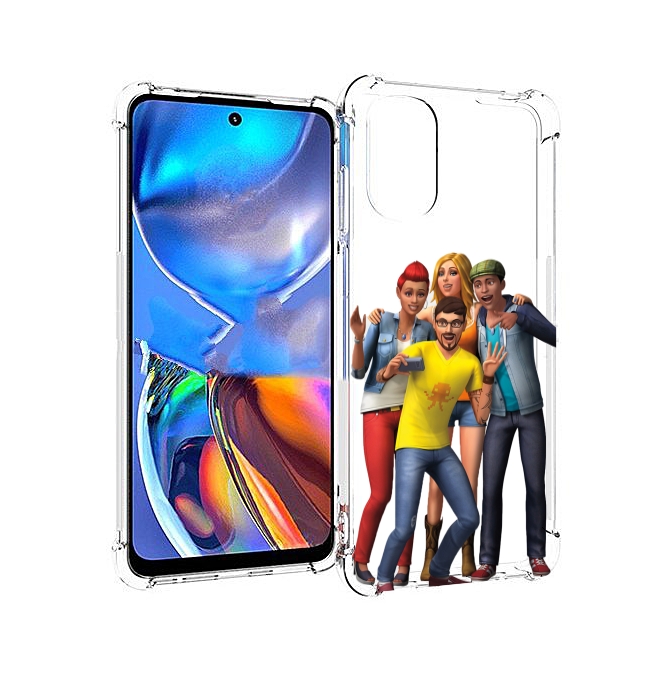 

Чехол MyPads sims для Motorola Moto E32, Прозрачный, Tocco