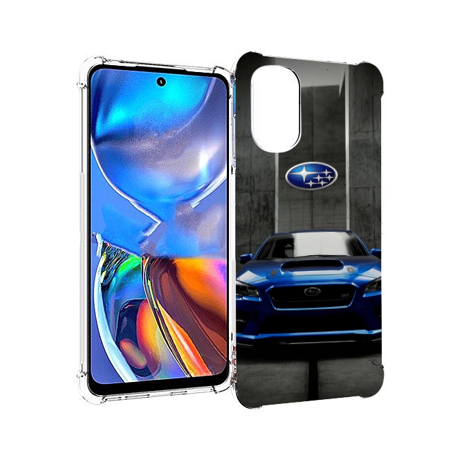 

Чехол MyPads subaru субару 1 мужской для Motorola Moto E32, Прозрачный, Tocco