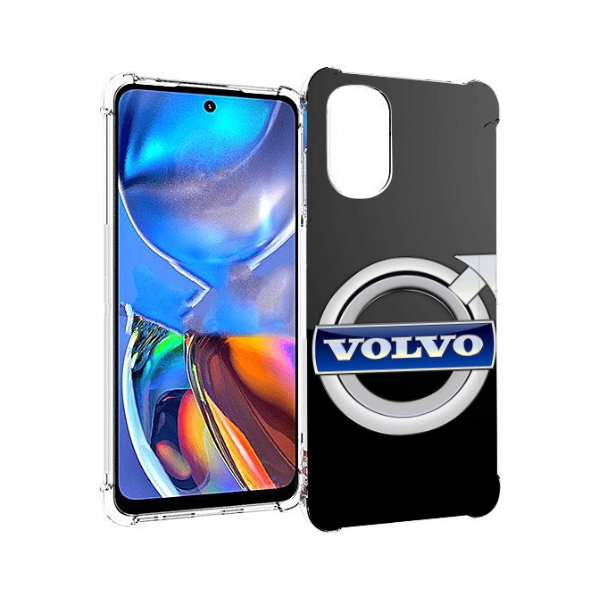 

Чехол MyPads volco вольво 2 мужской для Motorola Moto E32, Прозрачный, Tocco