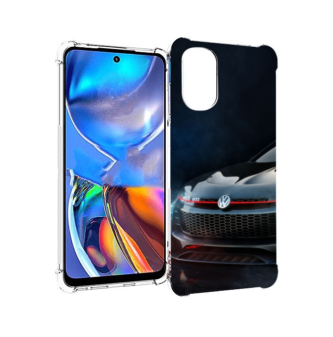 

Чехол MyPads volkswagen фольскваген 2 мужской для Motorola Moto E32, Прозрачный, Tocco