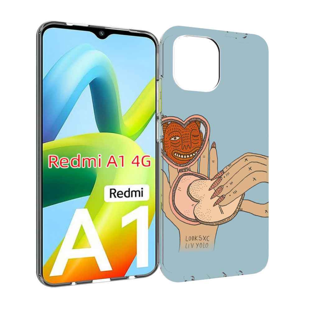 

Чехол MyPads макияж картинка женский для Xiaomi Redmi A1, Прозрачный, Tocco