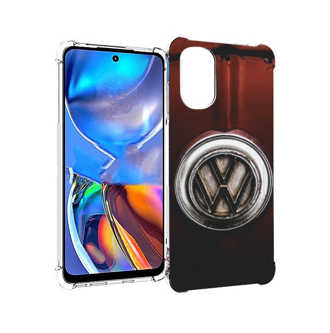 

Чехол MyPads volkwagen фольскваген 1 мужской для Motorola Moto E32, Прозрачный, Tocco