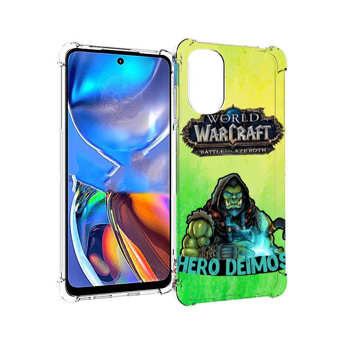 

Чехол MyPads world-of-warcraft мужской для Motorola Moto E32, Прозрачный, Tocco