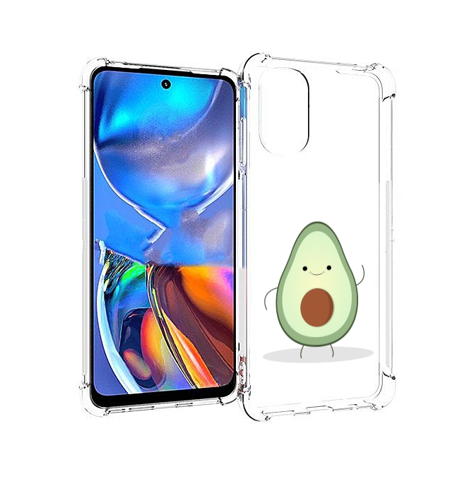 

Чехол MyPads Авокадик для Motorola Moto E32, Прозрачный, Tocco