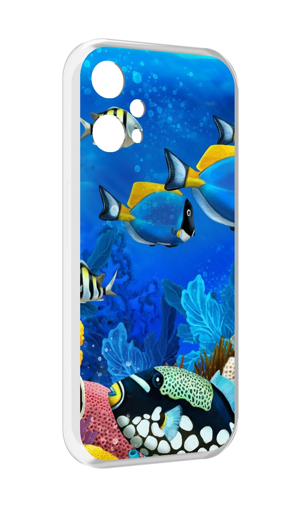 

Чехол MyPads Рыбки для OnePlus Nord CE 2 Lite 5G, Прозрачный, Tocco