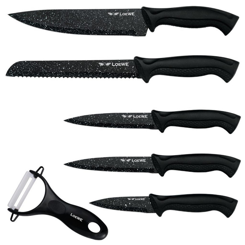 Набор керамических ножей Berlinger 6 предметов 18010-LW