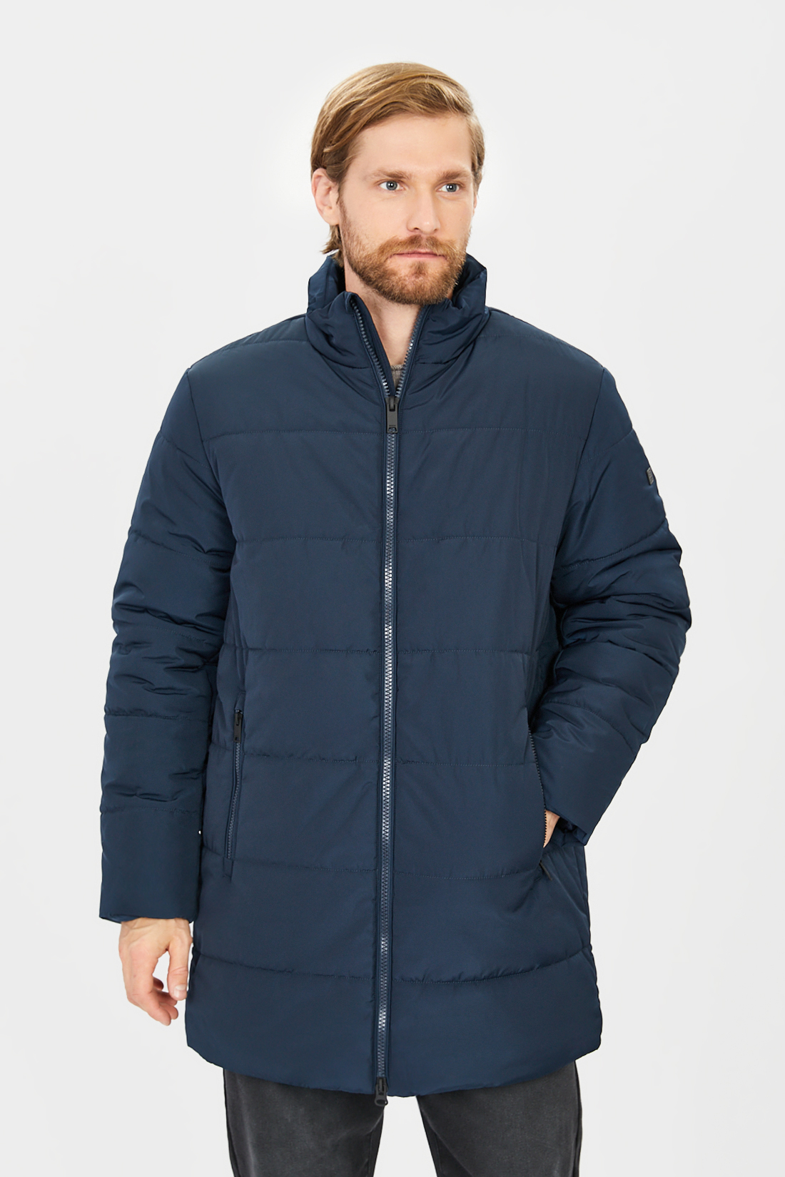 Куртка мужская Baon B531703 синяя 3XL