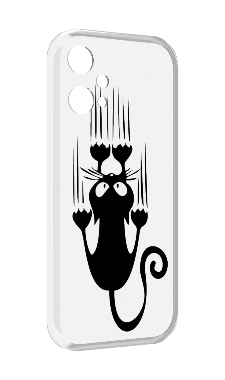 

Чехол MyPads Свисающий-кот для OnePlus Nord CE 2 Lite 5G, Прозрачный, Tocco