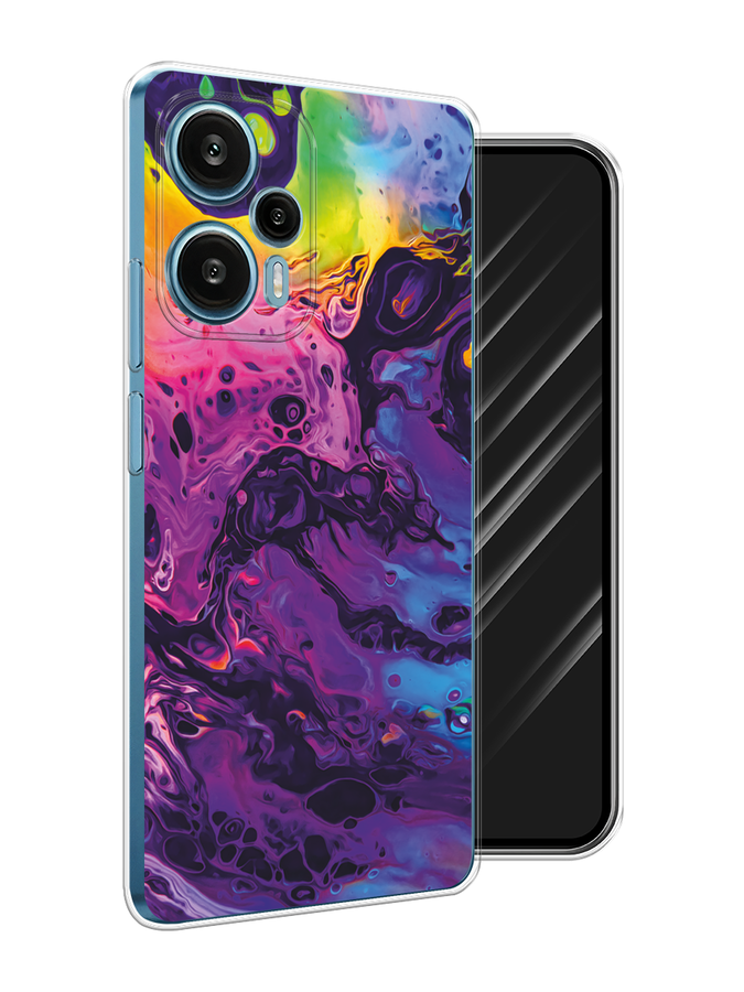 

Чехол Awog на Xiaomi Redmi Note 12 Turbo "ACID fluid", Бордовый, 318450-1