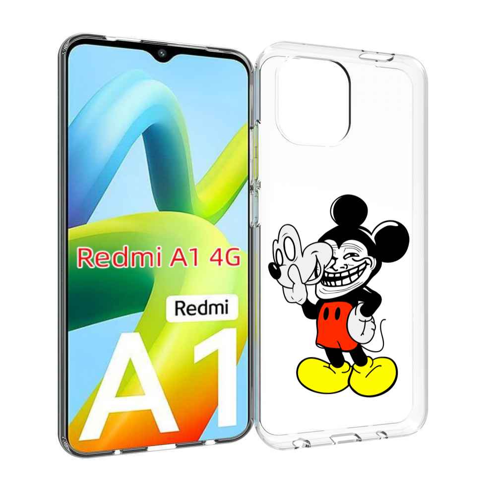 

Чехол MyPads микки-маус-троллер для Xiaomi Redmi A1, Прозрачный, Tocco