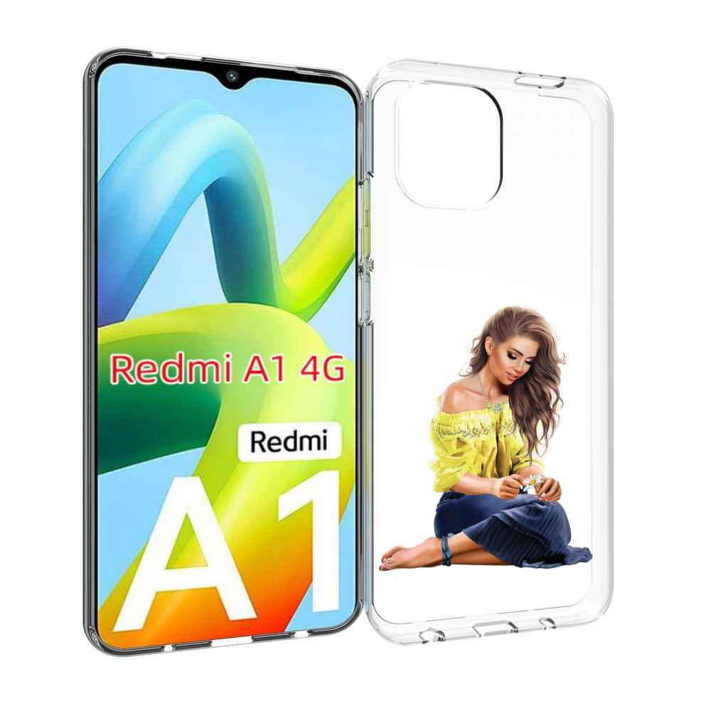 

Чехол MyPads миленькая-девочка женский для Xiaomi Redmi A1, Прозрачный, Tocco