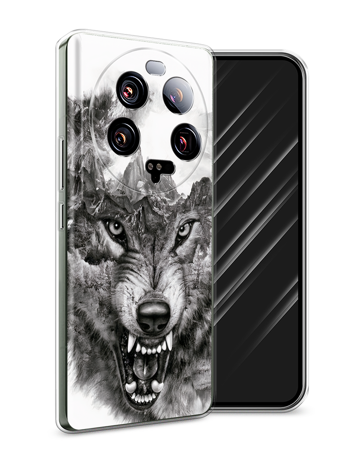 

Чехол Awog на Xiaomi 13 ultra "Волк в горах", Серый;белый;бежевый, 318650-1