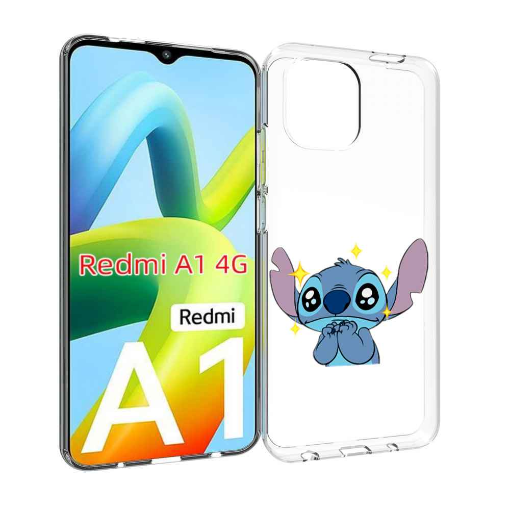 

Чехол MyPads милый-стич детский для Xiaomi Redmi A1, Прозрачный, Tocco