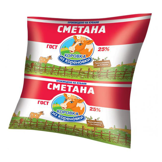 

Сметана Коровка из Кореновки 25% 400 г