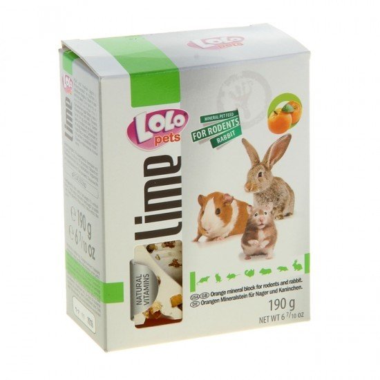 

Био-камень для грызунов LoloPets большой XL минеральный суглинистый камень, 190гр
