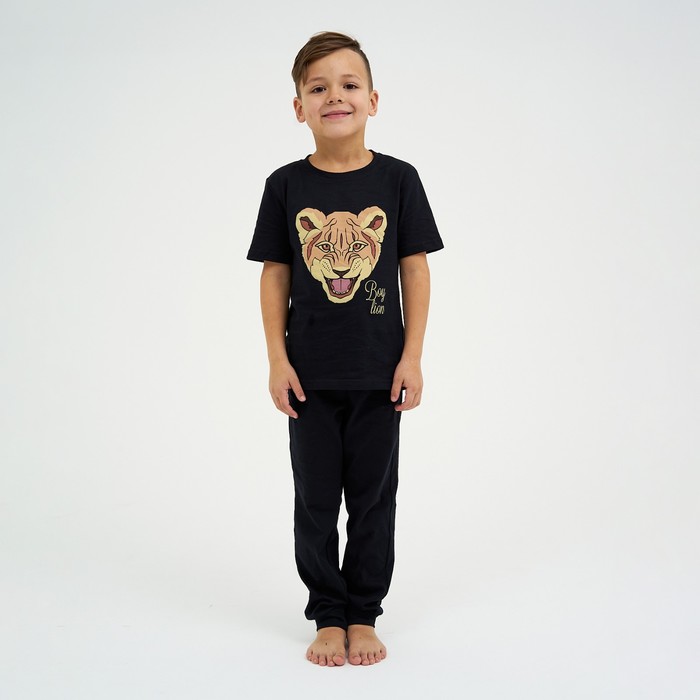 

Пижама детская (футболка, брюки) KAFTAN, Lion, 34 (122-128), KAFTAN:Lion