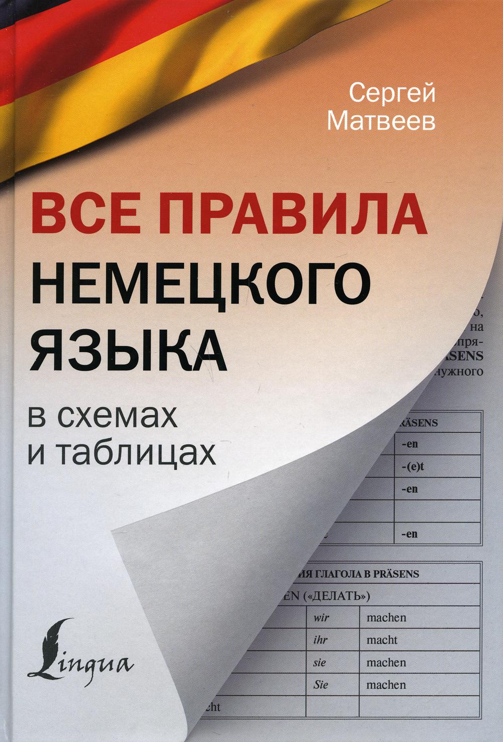 

Все правила немецкого языка в схемах и таблицах