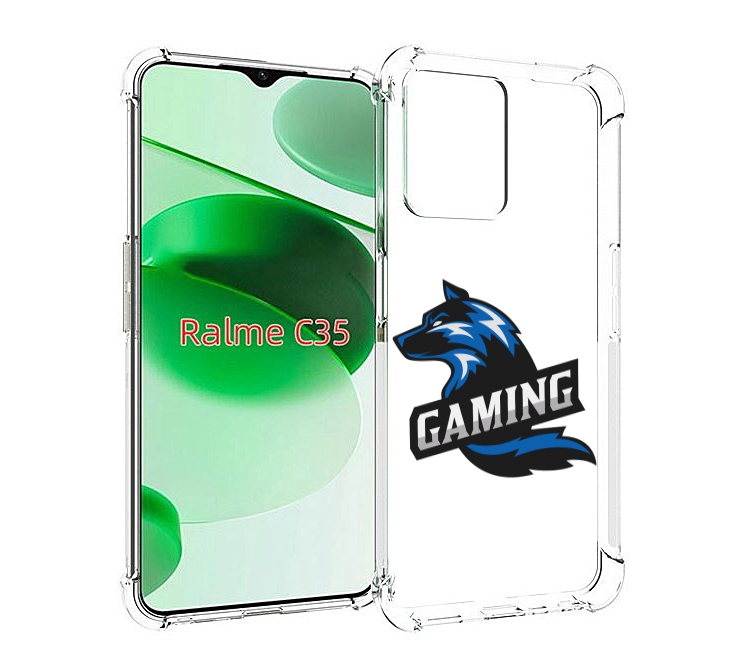 

Чехол MyPads Gaming мужской для Realme C35 / Narzo 50A Prime, Прозрачный, Tocco