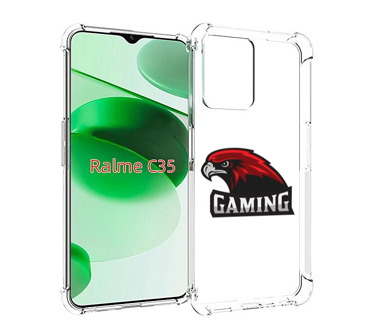 

Чехол MyPads Gaming-1 мужской для Realme C35 / Narzo 50A Prime, Прозрачный, Tocco