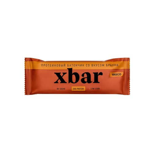 

Батончик протеиновый Vasko Xbar со вкусом брауни 60 г
