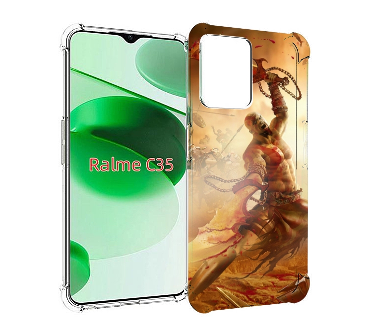 

Чехол MyPads God Of War III для Realme C35 / Narzo 50A Prime, Прозрачный, Tocco