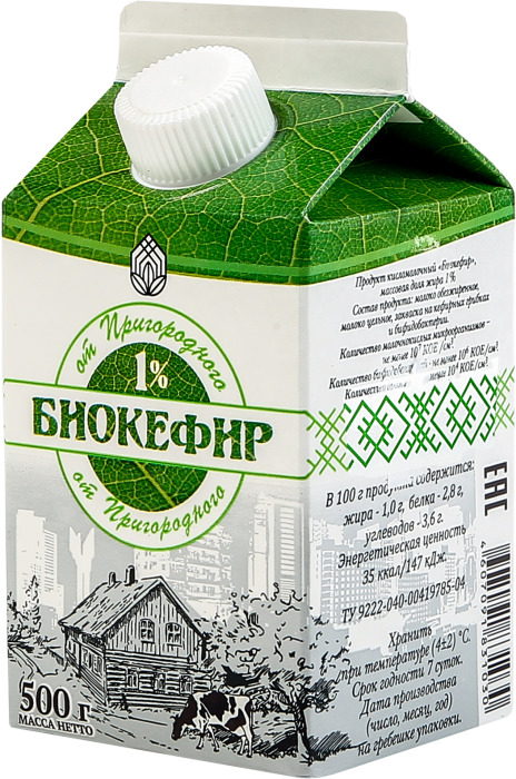 

Биокефир Пригородный 1% БЗМЖ 500 мл