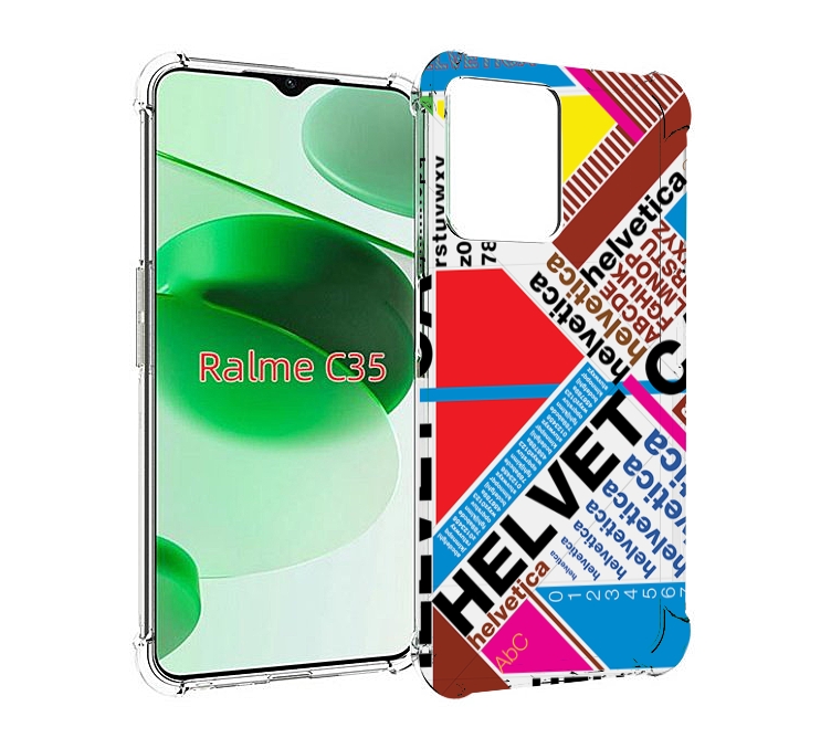

Чехол MyPads HELVET для Realme C35 / Narzo 50A Prime, Прозрачный, Tocco