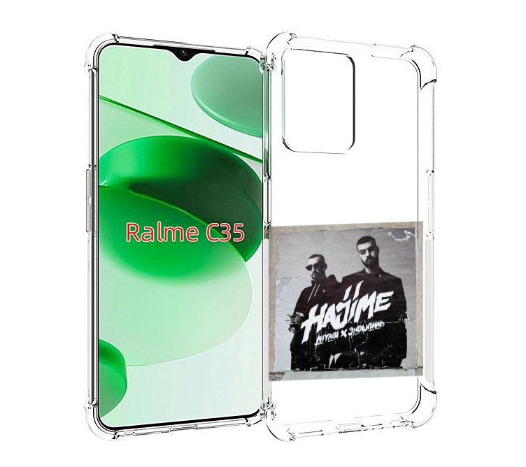 

Чехол MyPads Hajime, pt для Realme C35 / Narzo 50A Prime, Прозрачный, Tocco