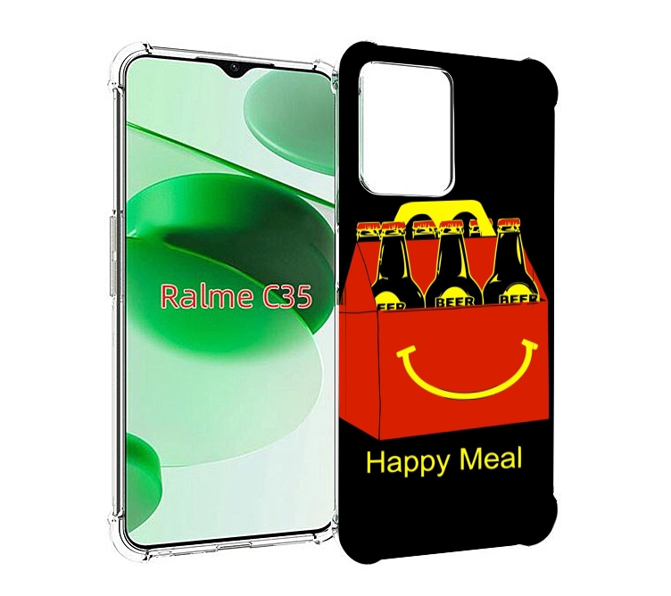 

Чехол MyPads Happy Meal для Realme C35 / Narzo 50A Prime, Прозрачный, Tocco