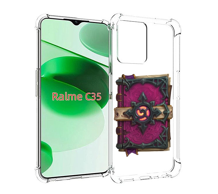 

Чехол MyPads Hearthstone для Realme C35 / Narzo 50A Prime, Прозрачный, Tocco