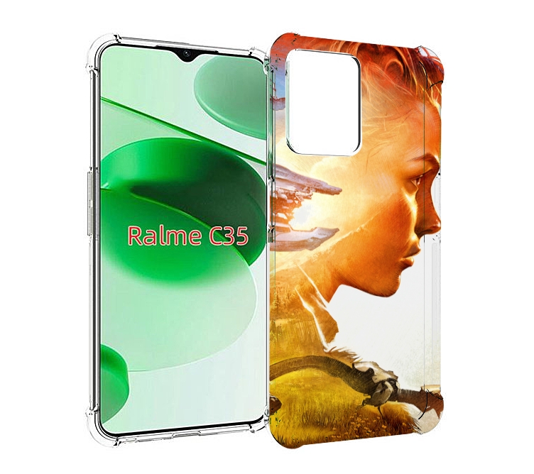 

Чехол MyPads Horizon Zero Dawn art для Realme C35 / Narzo 50A Prime, Прозрачный, Tocco