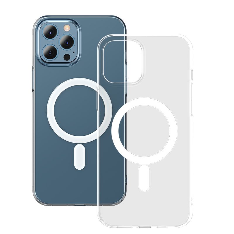 

Чехол Bases Crystal Magnetic для iPhone 12/12 Pro 6.1, прозрачный, Crystal Magnetic