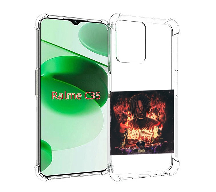 

Чехол MyPads Karmageddon Kizaru для Realme C35 / Narzo 50A Prime, Прозрачный, Tocco