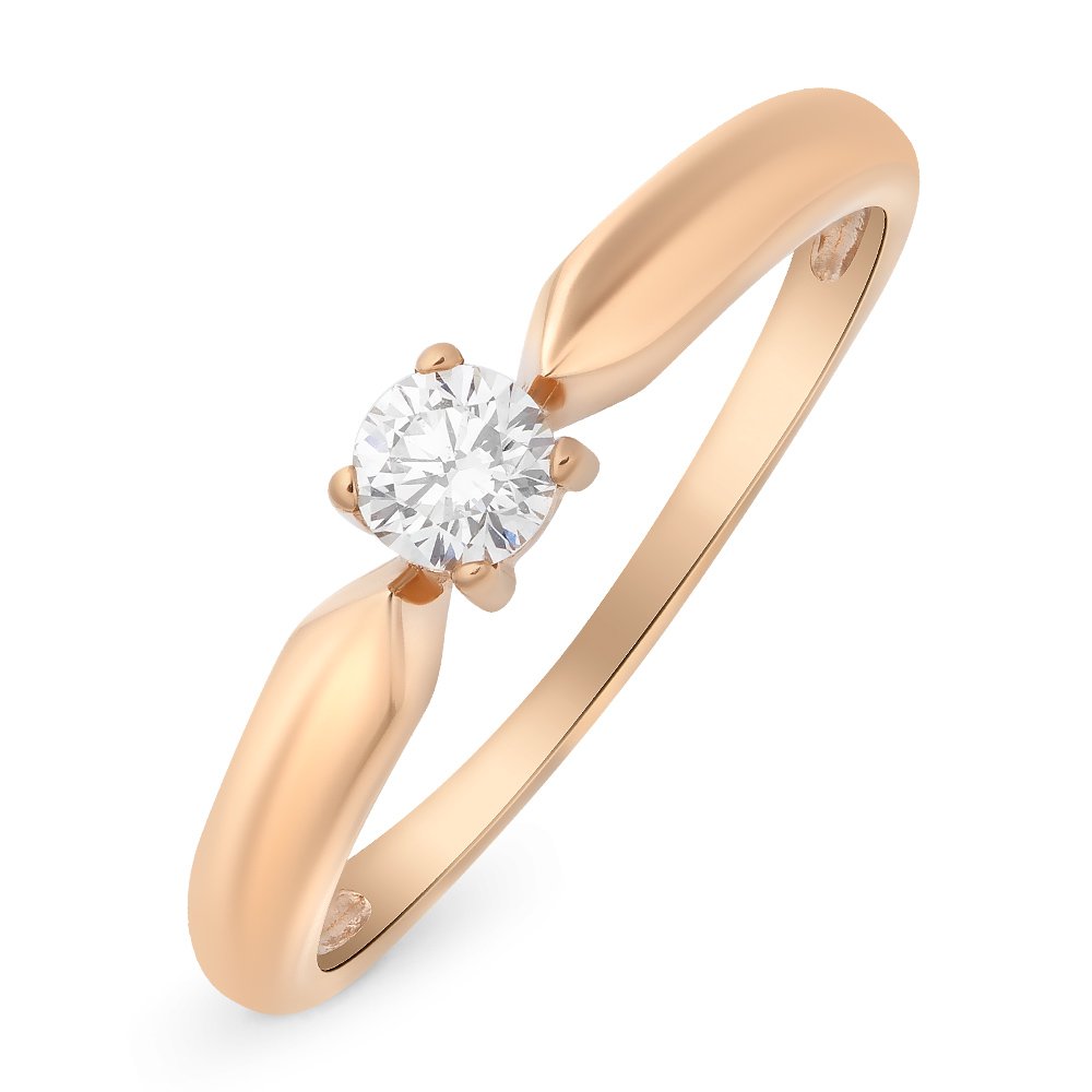 

Кольцо из красного золота, р. , 585Gold 101009951, бриллиант, 101009951