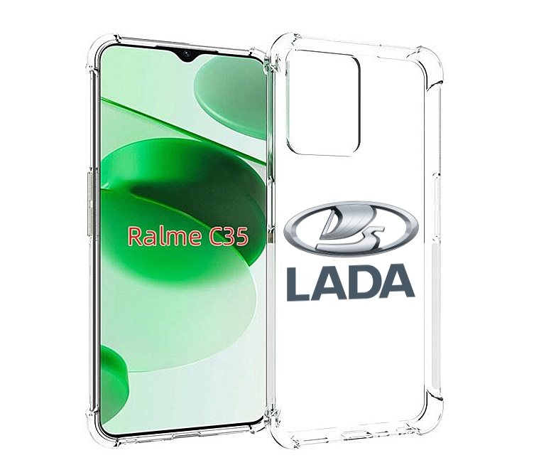 

Чехол MyPads Lada-ваз-4 мужской для Realme C35 / Narzo 50A Prime, Прозрачный, Tocco