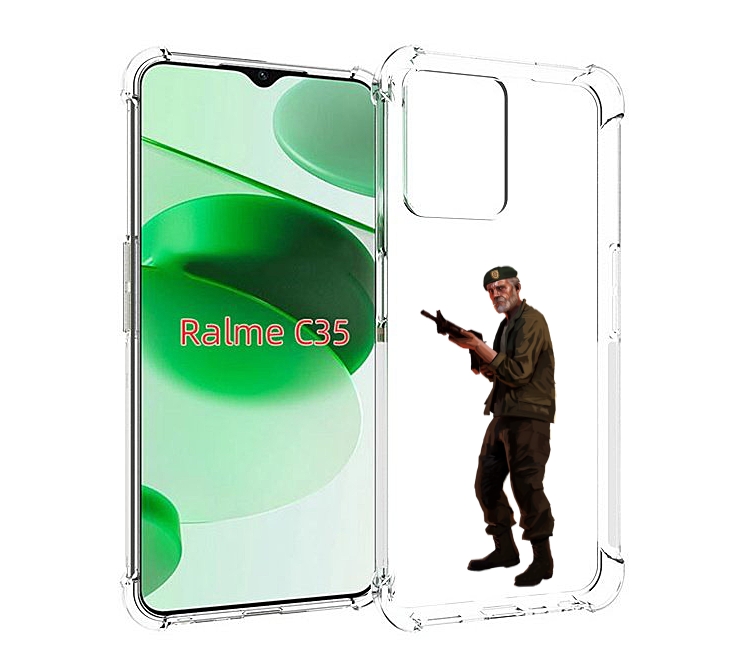 

Чехол MyPads Left-4-Dead-2 для Realme C35 / Narzo 50A Prime, Прозрачный, Tocco
