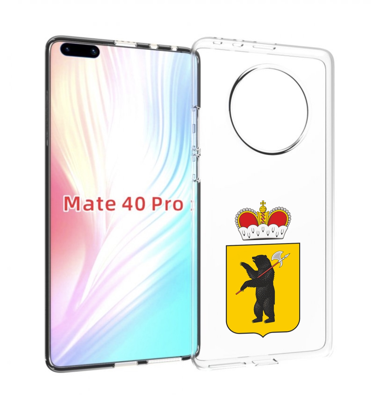 

Чехол MyPads герб-ярославская-область для Huawei Mate 40 Pro (NOH-NX9), Прозрачный, Tocco