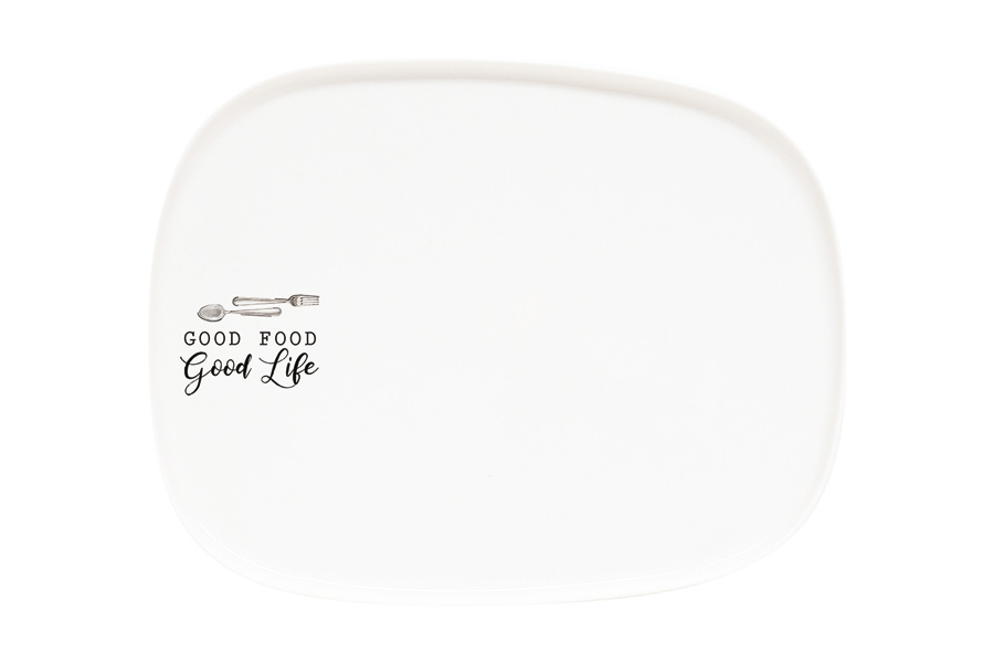 

Тарелка закусочная Easy Life Kitchen Elements 20.5х16см, фарфор EL-R1902/KITE_, Белый