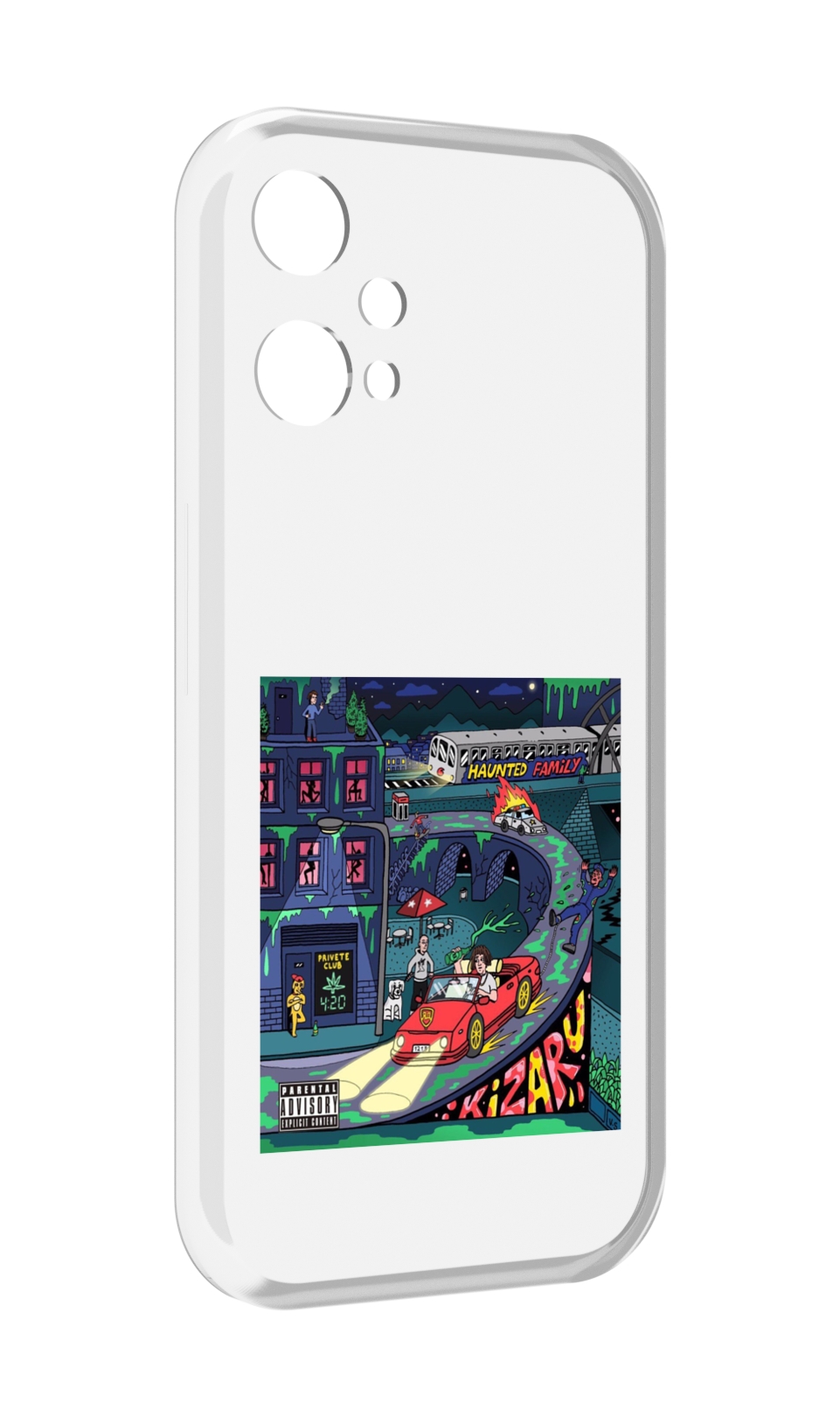 

Чехол MyPads Яд (альбом Kizaru) для OnePlus Nord CE 2 Lite 5G, Прозрачный, Tocco