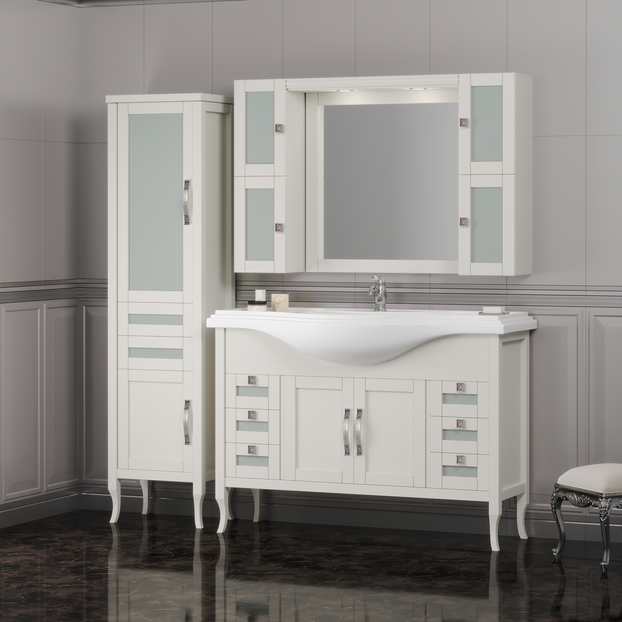 

Opadiris Мебель для ванной Opadiris Мираж 120 слоновая кость