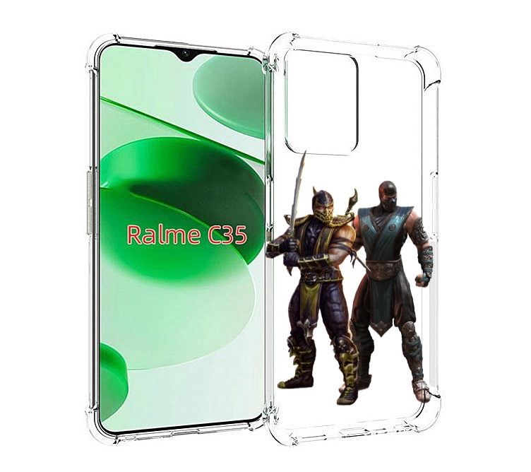 

Чехол MyPads Mortal-Kombat-1 для Realme C35 / Narzo 50A Prime, Прозрачный, Tocco