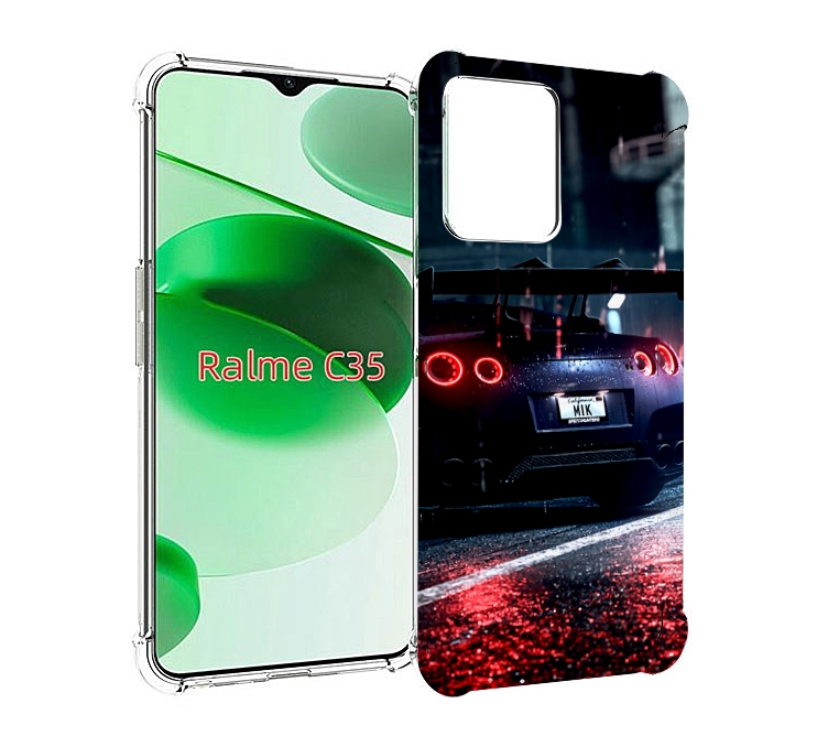 

Чехол MyPads Nissan Skyline для Realme C35 / Narzo 50A Prime, Прозрачный, Tocco