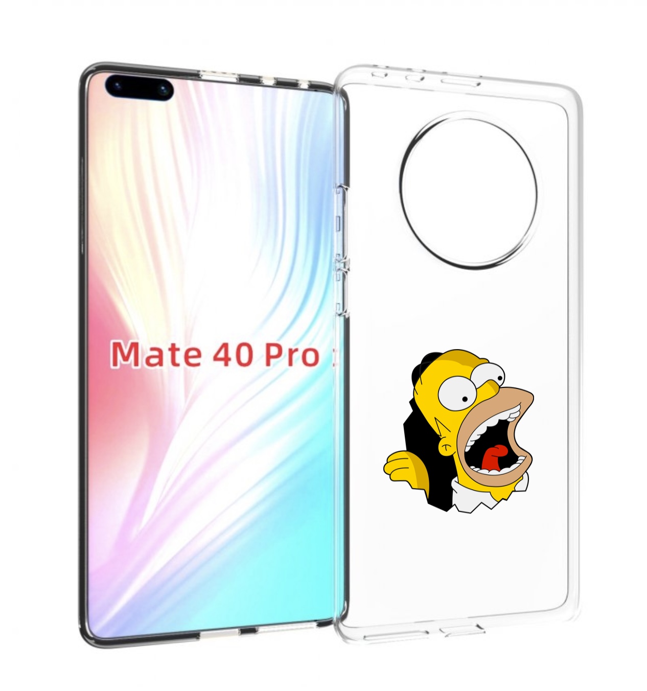 Чехол MyPads гомер-голодный для Huawei Mate 40 Pro (NOH-NX9)