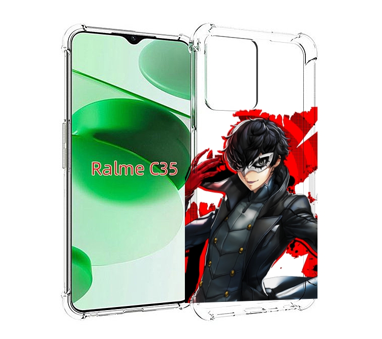 

Чехол MyPads Persona 5 для Realme C35 / Narzo 50A Prime, Прозрачный, Tocco