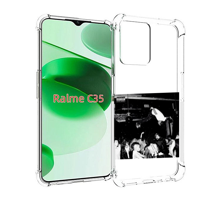 

Чехол MyPads Playboi Carti - Die Lit для Realme C35 / Narzo 50A Prime, Прозрачный, Tocco