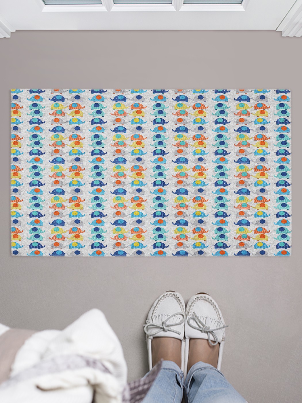 

Придверный коврик в прихожую для обуви, на резиновой основе, 75x45 см door_83485 JoyArty