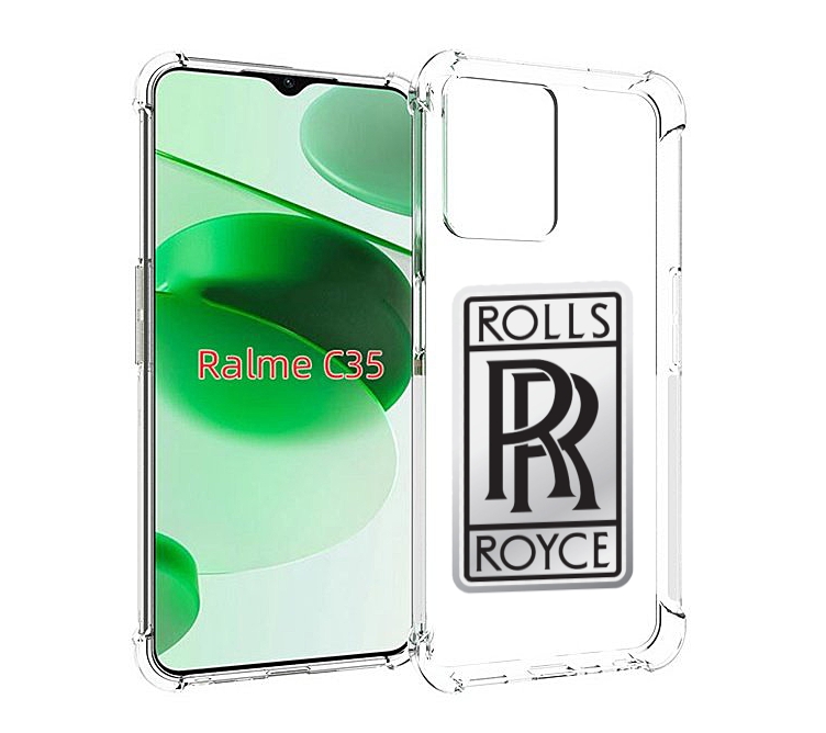 

Чехол MyPads Rolls-Royce мужской для Realme C35 / Narzo 50A Prime, Прозрачный, Tocco