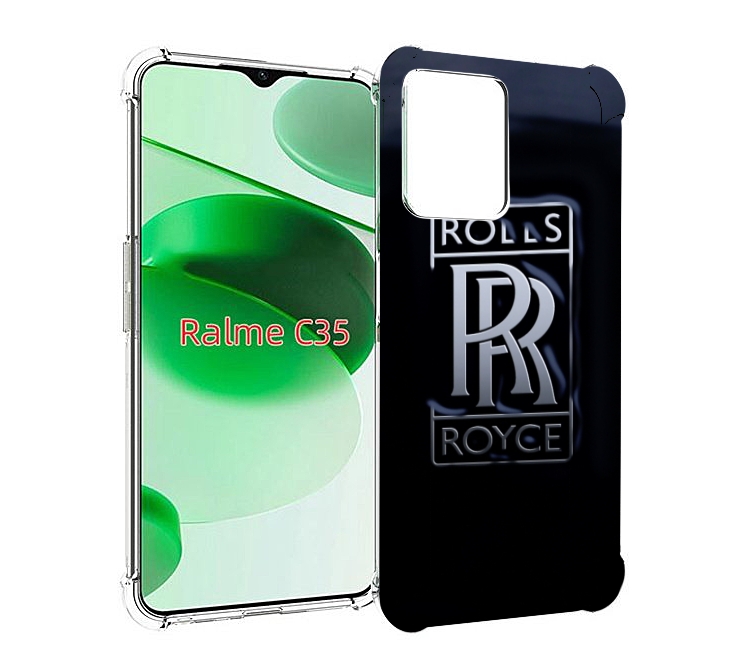 

Чехол MyPads Rolls Royce-3 мужской для Realme C35 / Narzo 50A Prime, Прозрачный, Tocco